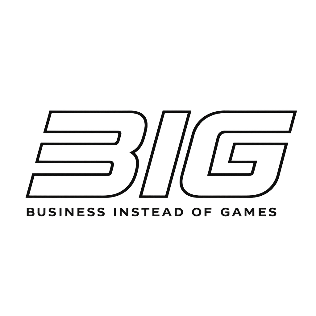 Logo lineal de BIG